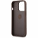 Чехол для iPhone 13 Pro Guess PU 4G + Ring Hard Brown (GUHCP13L4GMRBR)