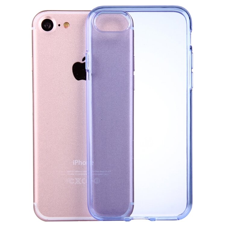 Гелевый прозрачный чехол HAWEEL для iPhone 8 / 7 Soft TPU (Blue)