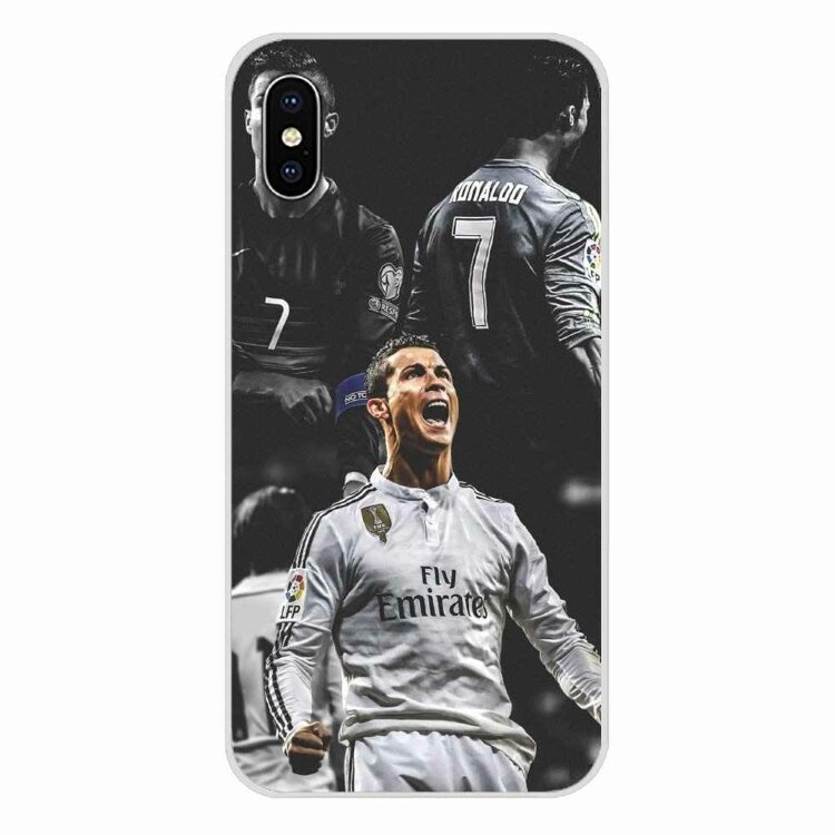 Чехол с Cristiano Ronaldo для iPhone X / XS Real Madrid (Black)