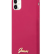 Силиконовый чехол для iPhone 11 Guess Silicone collection Gold metal logo Hard, Red (GUHCN61LSLMGRE)