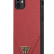 Чехол-накладка для iPhone 12 mini (5.4) Guess PU Saffiano Triangle metal logo Hard, Red (GUHCP12SVSATMLRE)