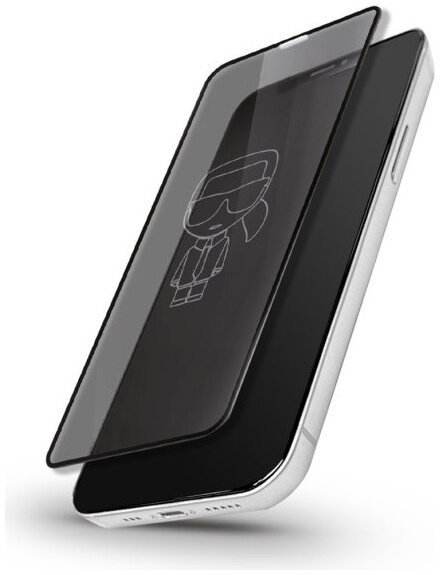 Защитное стекло для iPhone 11 Karl Lagerfeld Tempered glass ikonik Magic logo (KLSPN61TR)