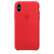 Чехол в стиле Apple Silicone Case для iPhone X / XS (Red)