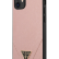 Чехол-накладка для iPhone 12 mini (5.4) Guess PU Saffiano Triangle metal logo Hard, Pink (GUHCP12SVSATMLPI)