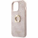 Чехол для iPhone 13 Pro Guess PU 4G + Ring Hard Pink (GUHCP13L4GMRPI)