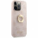 Чехол для iPhone 13 Pro Guess PU 4G + Ring Hard Pink (GUHCP13L4GMRPI)
