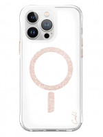 Чехол для iPhone 15 Pro Max Uniq COEHL Glace с MagSafe Rose Gold