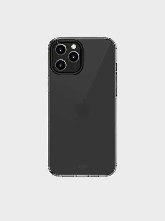 Чехол-накладка Uniq для iPhone 12 Pro Max (6.7) Clarion Anti-Microbial Smoke (IP6.7HYB(2020)-CLRNSMK)