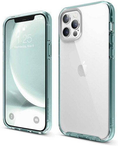 Чехол-накладка для iPhone 12 Pro Max (6.7) Elago HYBRID case (PC/TPU) Mint (ES12HB67-MT)