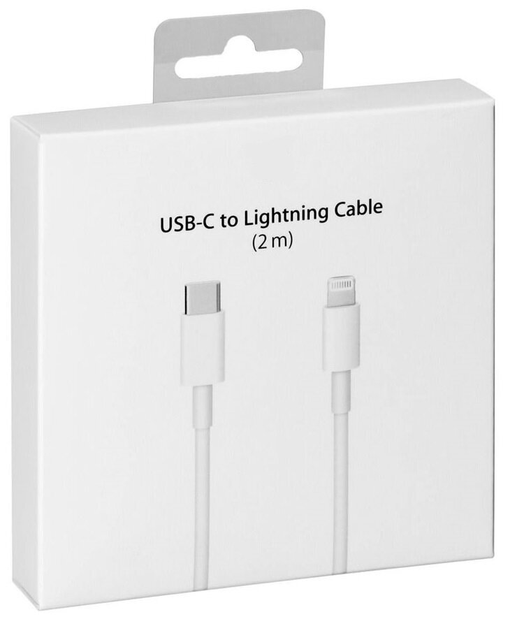 Купить кабель Apple USB Type-C - Lightning для iPhone / iPad (2 метра) по  низкой цене с доставкой