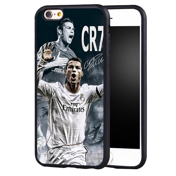 Чехол с Cristiano Ronaldo для iPhone 5 / 5S / SE Real Madrid (Black)