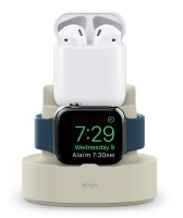 Док-станция Elago DUO MINI для Airpods 1&2/Apple Watch/iPhone, Classic white (EST-DUO-CWH)