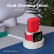 Док-станция Elago DUO MINI для Airpods 1&2/Apple Watch/iPhone, Classic white (EST-DUO-CWH)