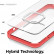 Чехол-накладка для iPhone 12 Pro Max (6.7) Elago HYBRID case (PC/TPU) Red (ES12HB67-RD)