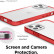 Чехол-накладка для iPhone 12 Pro Max (6.7) Elago HYBRID case (PC/TPU) Red (ES12HB67-RD)