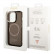 Чехол для iPhone 14 Pro Max Guess PC/TPU Metal outline Hard Translucent Black/Gold (Magsafe) (GUHMP14XHTCMK)