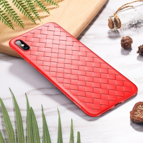 Гелевый чехол для iPhone X / XS ROCK Slim (Red)