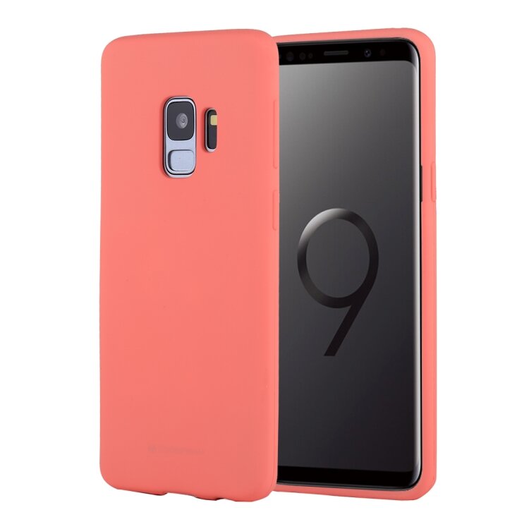 Силиконовый чехол MERCURY для Samsung Galaxy S9 Goospery soft-feeling (Magenta)