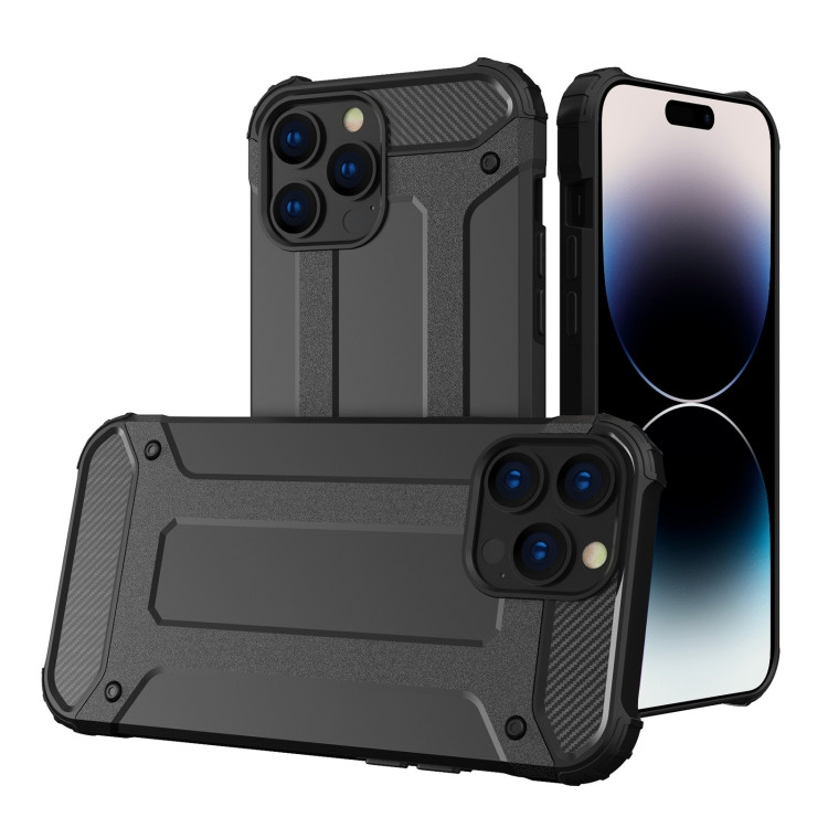 Противоударный чехол Tough Armor Ver.2 для iPhone 14 Pro с усиленной защитой (Black)