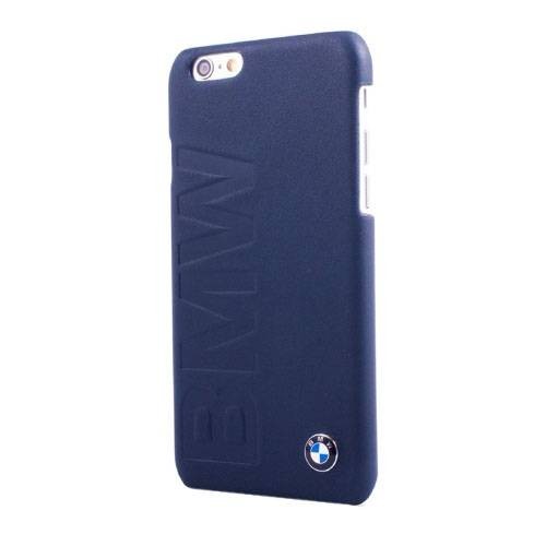 Кожаный чехол накладка для iPhone 6 Plus / 6S Plus BMW Logo Signature Hard Navy (BMHCP6LLON)