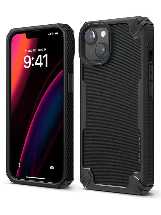 Чехол для iPhone 14 Plus Elago ARMOR Silicone TPU Black (ES14AM67-BK)