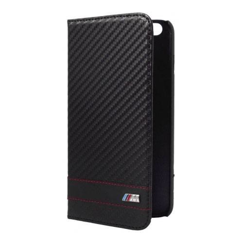 Карбоновый чехол книжка для iPhone 6 Plus / 6S Plus BMW M-Collection Booktype Carbon Blk (BMFLBKP6LMCC)