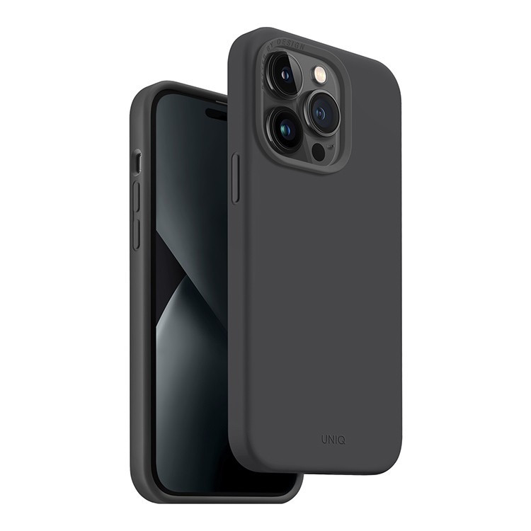 Чехол для iPhone 14 Pro Max Uniq LINO Grey (Magsafe) (IP6.7PM(2022)-LINOHMGRY)