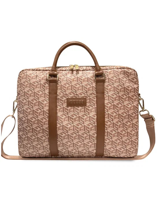 Сумка для ноутбуков 15"/16" Guess G CUBE Bag Brown (GUCB15HGCFSEW)