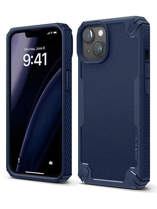 Чехол для iPhone 14 Plus Elago ARMOR Silicone TPU Jean Indigo (ES14AM67-JIN)
