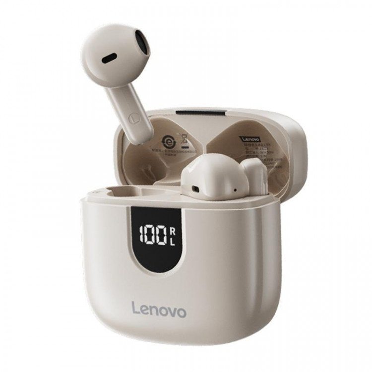 Беспроводные Bluetooth наушники гарнитура Lenovo EA120 (White)
