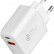СЗУ EnergEA Bazic GoPort PD20+, USB-C PD20W +USB-A QC3.0 18W, PPS 20W, White (CHR-GP-PD20W-EU)