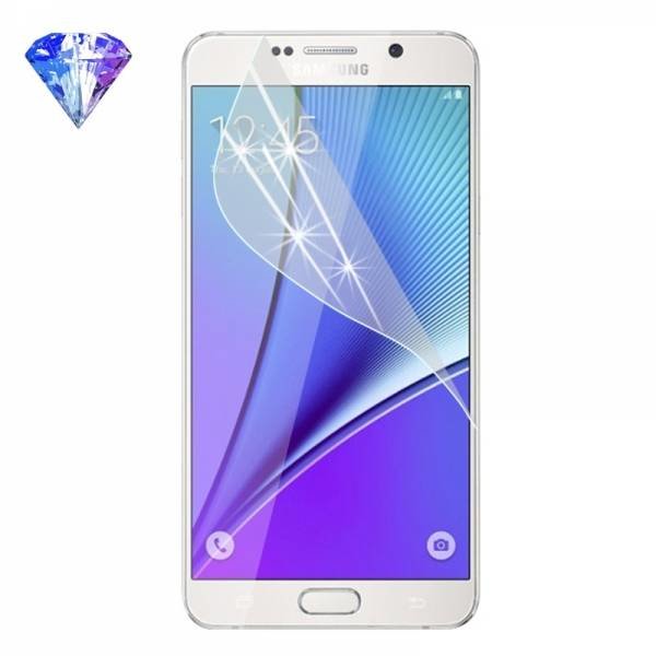 Мерцающая защитная пленка для Samsung Galaxy Note 5 / N920 Diamond Screen Protector (японский полимер)