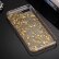 Силиконовый чехол для iPhone 8 / 7 с блестящими узорами под платину (Gold)