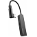 Аудиоадаптер L53 Baseus Type-C Male to Type-C female + 3.5mm female 2A, Black (CATL53-01)