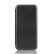 Карбоновый чехол книжка для iPod Touch 5 / 6 / 7 c разъемами для карточек и подставкой (Black)