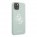 Чехол для iPhone 13 Guess Liquid silicone 4G Big logo Hard Blue (GUHCP13MLS4GWBL)