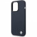 Чехол для iPhone 14 Pro BMW Signature Liquid silicone Hard Navy (BMHCP14LSILNA)