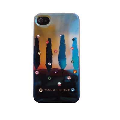 Накладка iBella со стразами Swarovski для iPhone 4 / 4S (деревья)