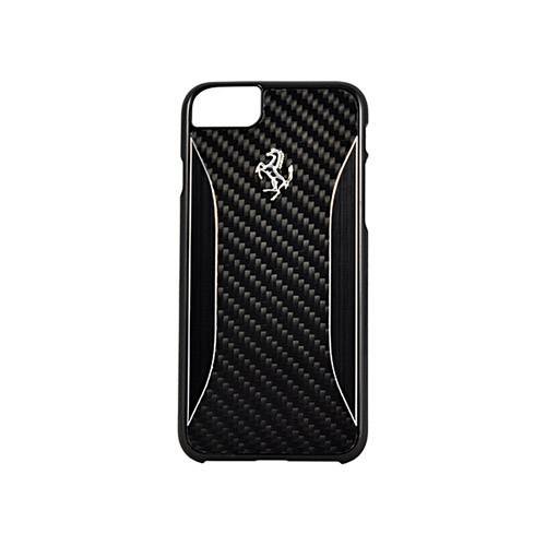 Чехол для iPhone 7 / 8 Ferrari GT Experience Hard Carbon-Aluminium, Black (FERCHCP7BK)