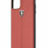 Кожаный чехол-накладка для iPhone 11 Pro Max Ferrari Heritage W Hard Leather Red (FEHDEHCN65RE)
