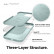Чехол-накладка для iPhone 12 Pro Max (6.7) Elago Soft silicone case (Liquid) Mint (ES12SC67-MT)