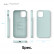 Чехол-накладка для iPhone 12 Pro Max (6.7) Elago Soft silicone case (Liquid) Mint (ES12SC67-MT)