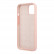 Чехол для iPhone 13 Guess Liquid silicone 4G Big logo Hard Pink (GUHCP13MLS4GWPI)