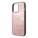 Чехол для iPhone 13 Pro Guess PU Croco with metal logo Hard Pink (GUHCP13LPCRBPI)