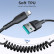 Кабель-пружина JOYROOM Type-C - 8 pin Lightning 30W SA38-CL3