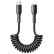 Кабель-пружина JOYROOM Type-C - 8 pin Lightning 30W SA38-CL3