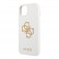 Чехол для iPhone 13 Guess Liquid silicone 4G Big logo Hard White (GUHCP13MLS4GGWH)