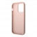 Чехол для iPhone 14 Pro Max Guess PU Saffiano Double cardslot w Metal triangle logo Hard Pink (GUHCP14XPSATPP)