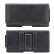 Кожаный чехол кобура с двумя отделениями для смартфонов до 6,7'' (Black)