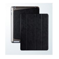 Кожаный чехол с подставкой The Core Smart Case для iPad 2 / 3 / 4 (черный) GCSDAPIPAD3B02